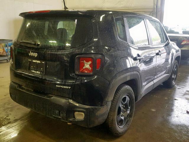 ZACCJAAH5HPF92389 - 2017 JEEP RENEGADE S 黑色 照片 4