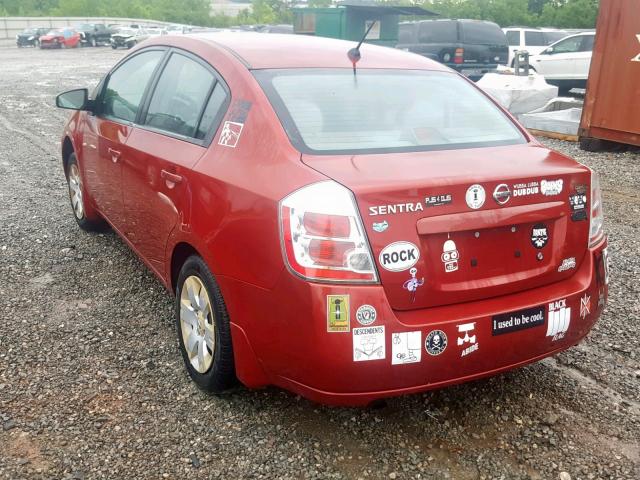 3N1AB61E19L632777 - 2009 NISSAN SENTRA 2.0 RED photo 3