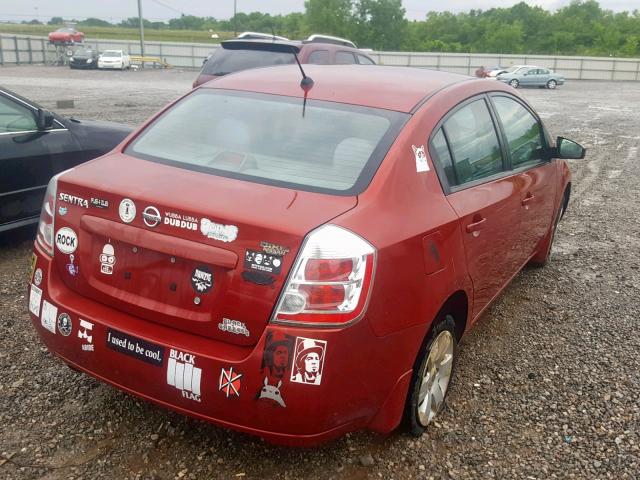 3N1AB61E19L632777 - 2009 NISSAN SENTRA 2.0 RED photo 4