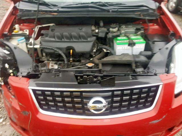 3N1AB61E19L632777 - 2009 NISSAN SENTRA 2.0 RED photo 7