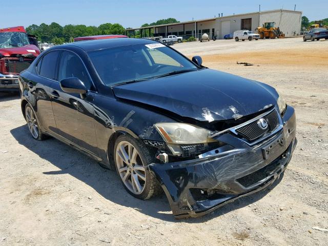 JTHBK262685055721 - 2008 LEXUS IS 250 BLACK photo 1