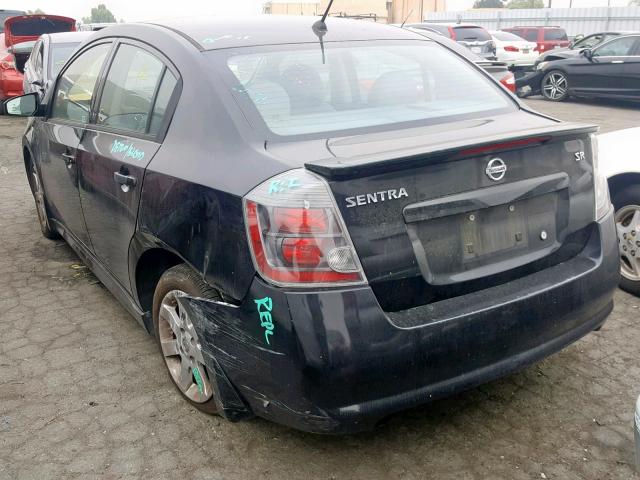 3N1AB6AP3BL658546 - 2011 NISSAN SENTRA 2.0 BLACK photo 3