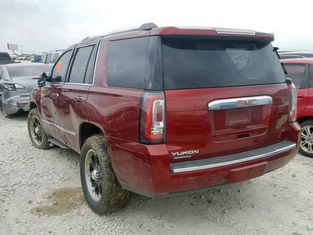 1GKS2CKJ6GR475236 - 2016 GMC YUKON DENA BURGUNDY photo 3