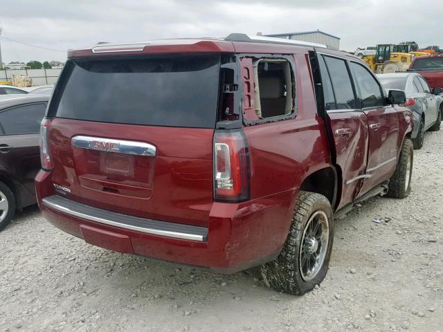 1GKS2CKJ6GR475236 - 2016 GMC YUKON DENA BURGUNDY photo 4