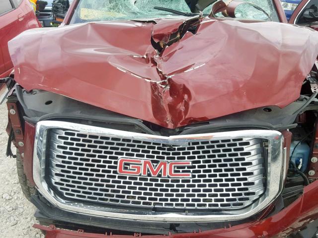 1GKS2CKJ6GR475236 - 2016 GMC YUKON DENA BURGUNDY photo 7