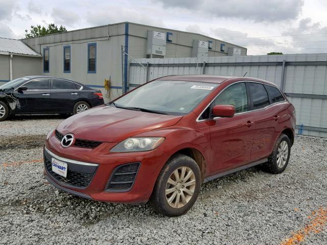 JM3ER2AM9B0392656 - 2011 MAZDA CX-7 RED photo 2