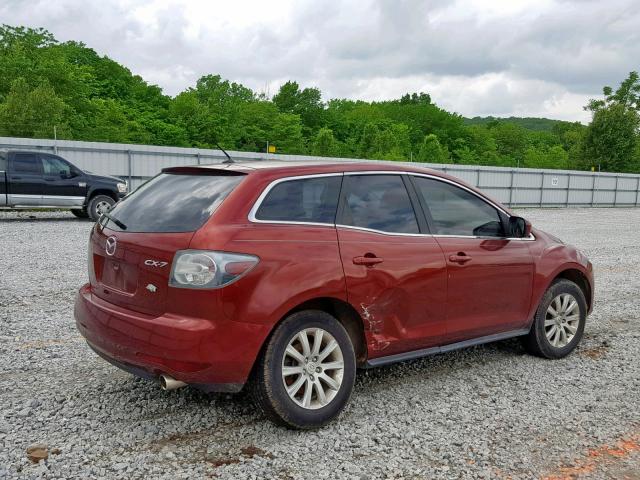 JM3ER2AM9B0392656 - 2011 MAZDA CX-7 RED photo 4