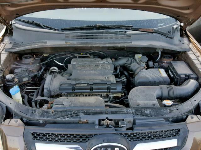 KNDJF724597567711 - 2009 KIA SPORTAGE L BROWN photo 7