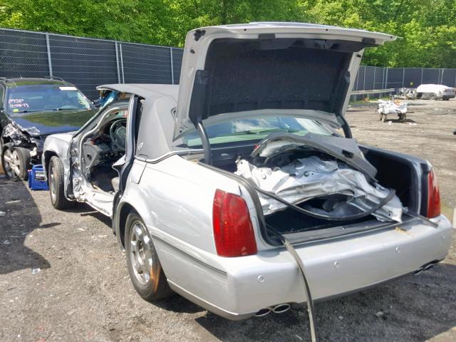 1G6KD54Y41U233242 - 2001 CADILLAC DEVILLE SILVER photo 3