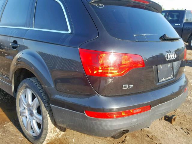 WA1BY74L57D046791 - 2007 AUDI Q7 3.6 QUA BLACK photo 9