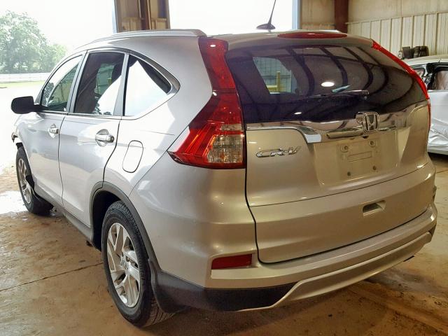 2HKRM3H71FH518130 - 2015 HONDA CR-V EXL SILVER photo 3