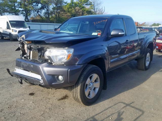 5TFUU4EN4DX068557 - 2013 TOYOTA TACOMA GRAY photo 2