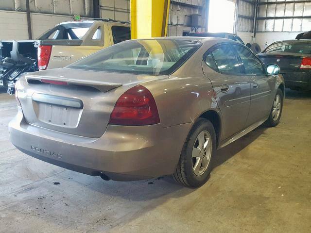 2G2WP552X71152223 - 2007 PONTIAC GRAND PRIX BEIGE photo 4