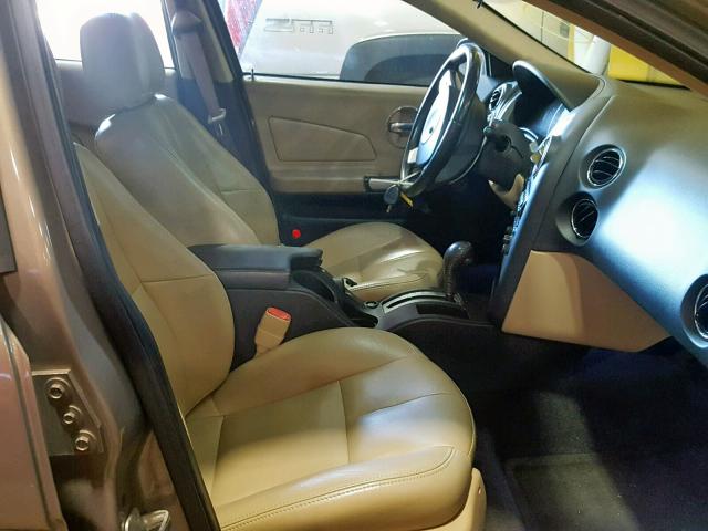 2G2WP552X71152223 - 2007 PONTIAC GRAND PRIX BEIGE photo 5