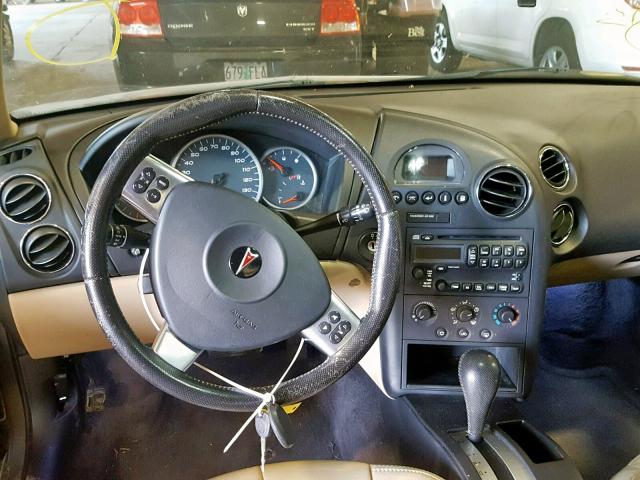 2G2WP552X71152223 - 2007 PONTIAC GRAND PRIX BEIGE photo 9