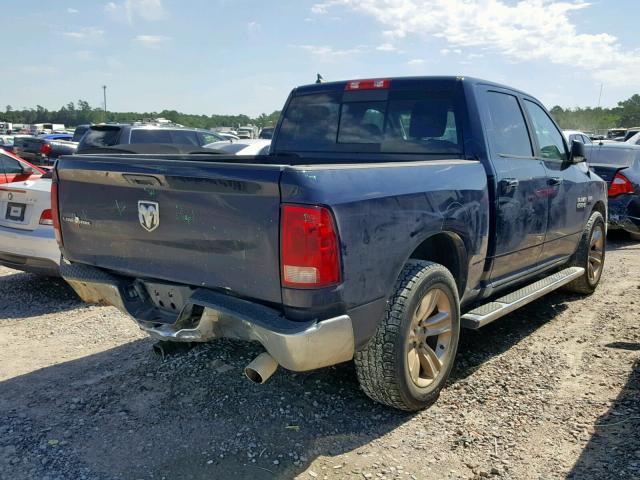 1C6RR6LT4ES429683 - 2014 RAM 1500 SLT BLUE photo 4