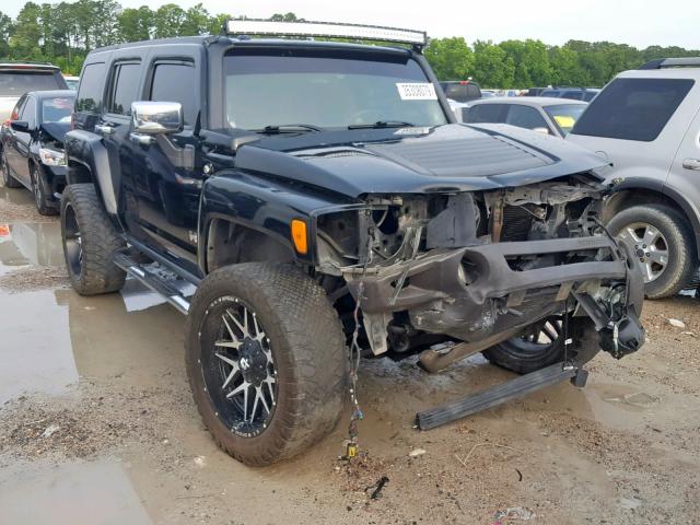 5GTDN136X68198789 - 2006 HUMMER H3 BLACK photo 1