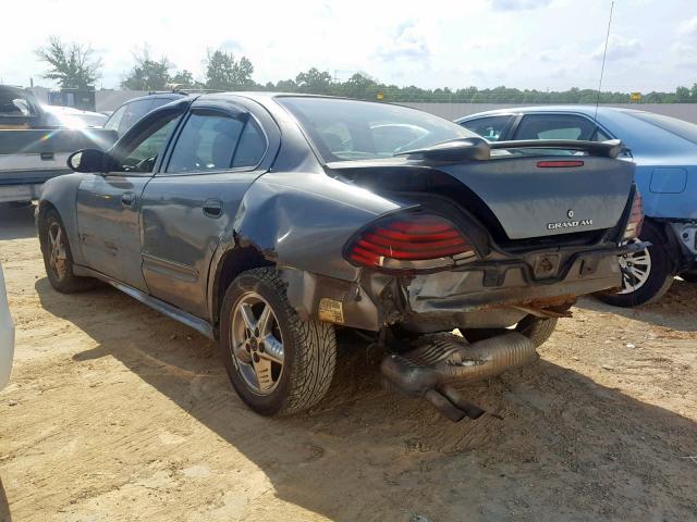 1G2NF52E13C326679 - 2003 PONTIAC GRAND AM S GRAY photo 3