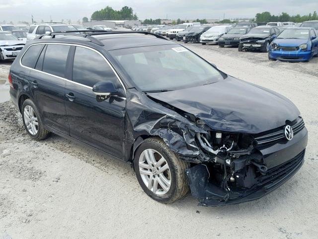 3VWPL7AJ4DM688137 - 2013 VOLKSWAGEN JETTA TDI BLACK photo 1