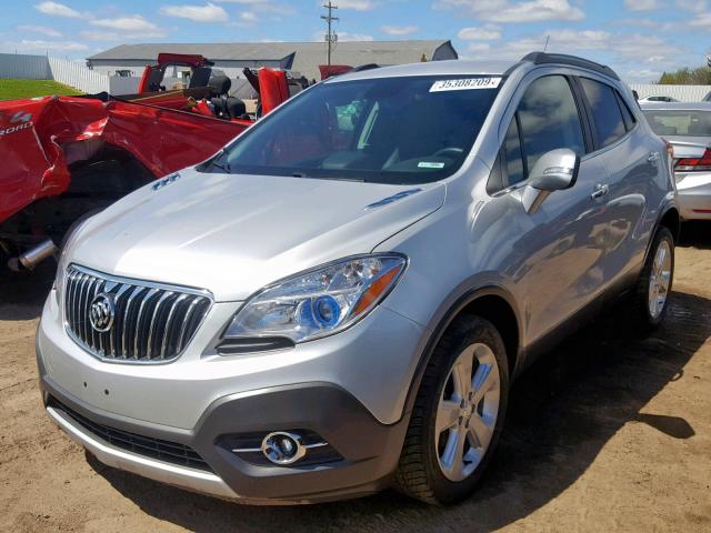 KL4CJFSBXFB136462 - 2015 BUICK ENCORE CON SILVER photo 2