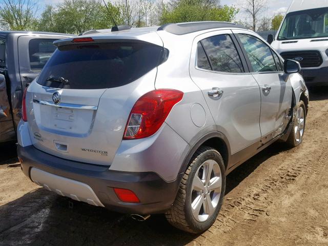 KL4CJFSBXFB136462 - 2015 BUICK ENCORE CON SILVER photo 4