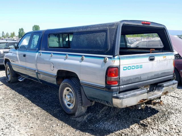 3B7KC23W2SM150008 - 1995 DODGE RAM 2500 GREEN photo 3