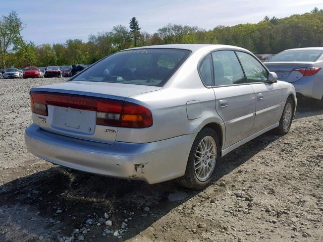 4S3BE635637210702 - 2003 SUBARU LEGACY L SILVER photo 4