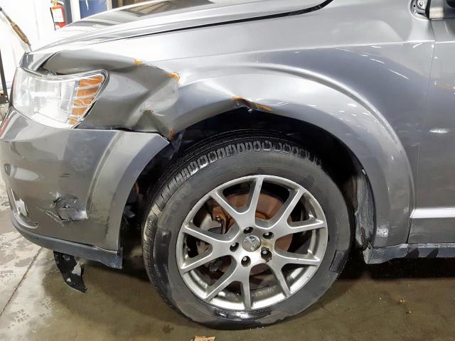 3C4PDDEG2DT500105 - 2013 DODGE JOURNEY R/T  photo 9