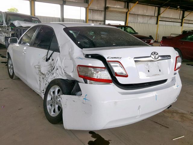 4T1BB3EK1BU135722 - 2011 TOYOTA CAMRY HYBR WHITE photo 3