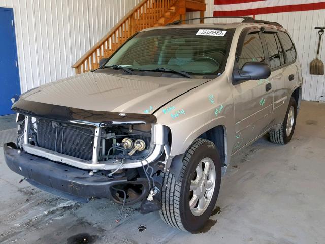 1GKDT13S742133347 - 2004 GMC ENVOY SILVER photo 2