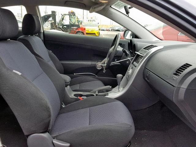 JTKDE167780247047 - 2008 TOYOTA SCION TC CHARCOAL photo 5