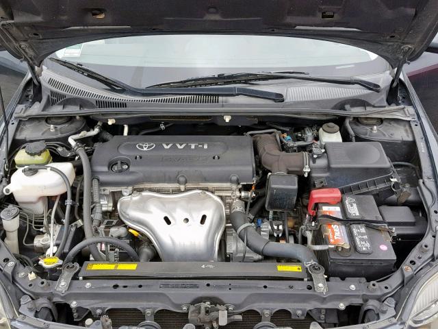 JTKDE167780247047 - 2008 TOYOTA SCION TC CHARCOAL photo 7