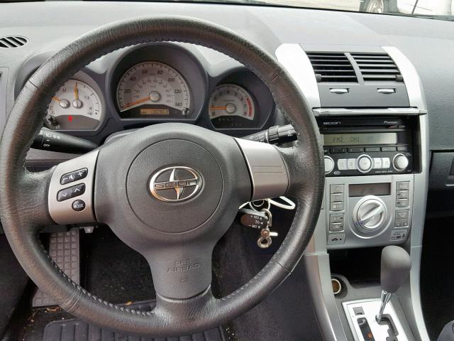 JTKDE167780247047 - 2008 TOYOTA SCION TC CHARCOAL photo 9
