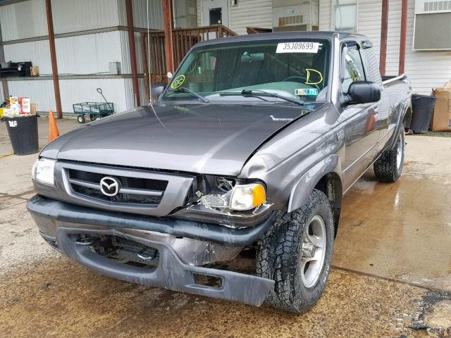 4F4ZR47E15PM00161 - 2005 MAZDA B4000 CAB GRAY photo 2