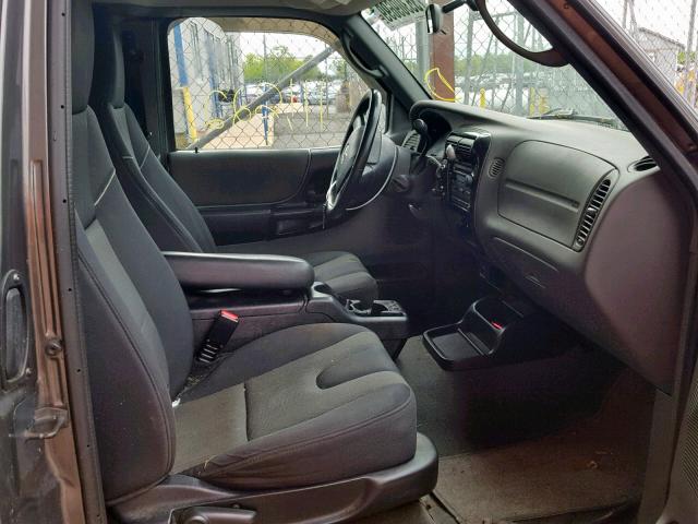 4F4ZR47E15PM00161 - 2005 MAZDA B4000 CAB GRAY photo 5