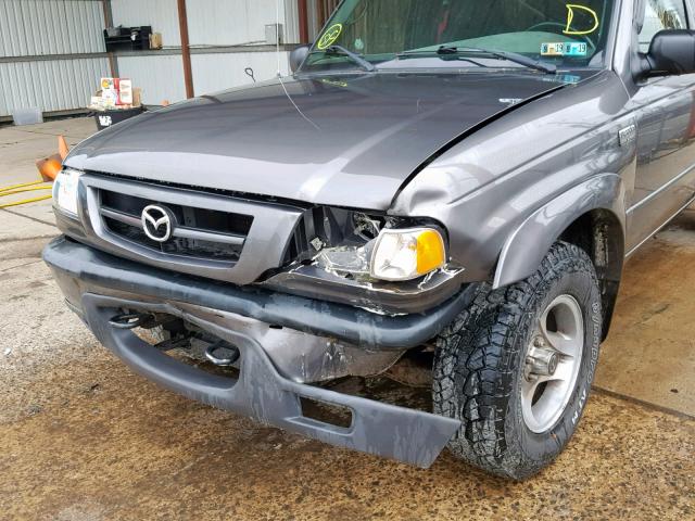 4F4ZR47E15PM00161 - 2005 MAZDA B4000 CAB GRAY photo 9