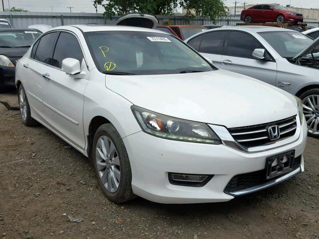 1HGCR3F85DA047060 - 2013 HONDA ACCORD EXL WHITE photo 1