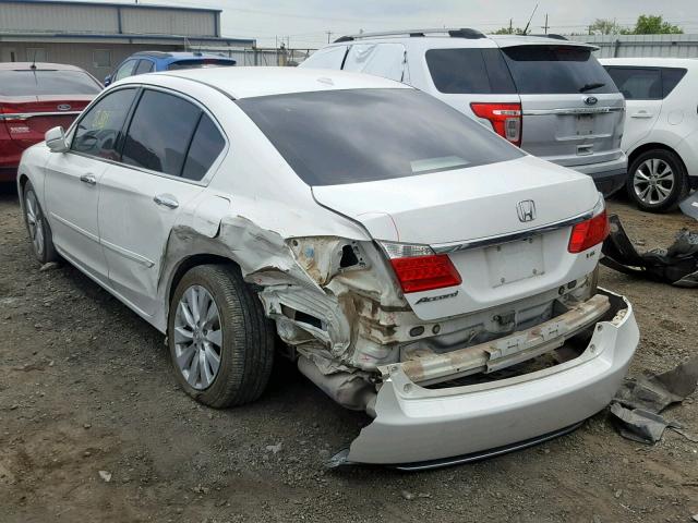 1HGCR3F85DA047060 - 2013 HONDA ACCORD EXL WHITE photo 3