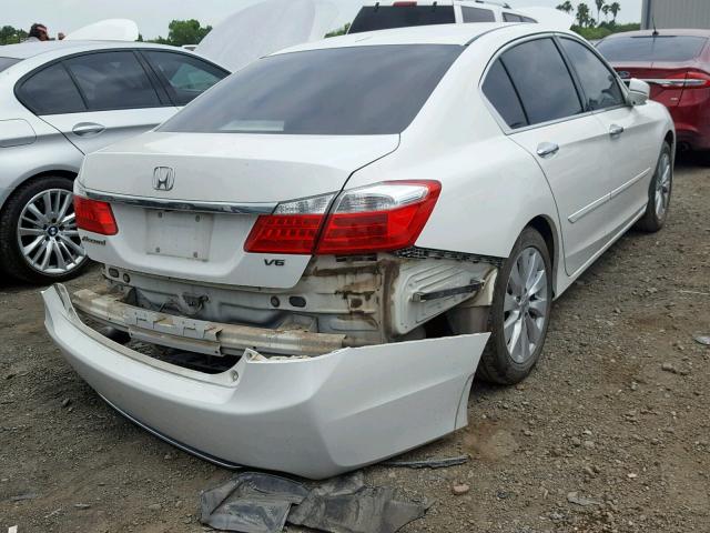 1HGCR3F85DA047060 - 2013 HONDA ACCORD EXL WHITE photo 4