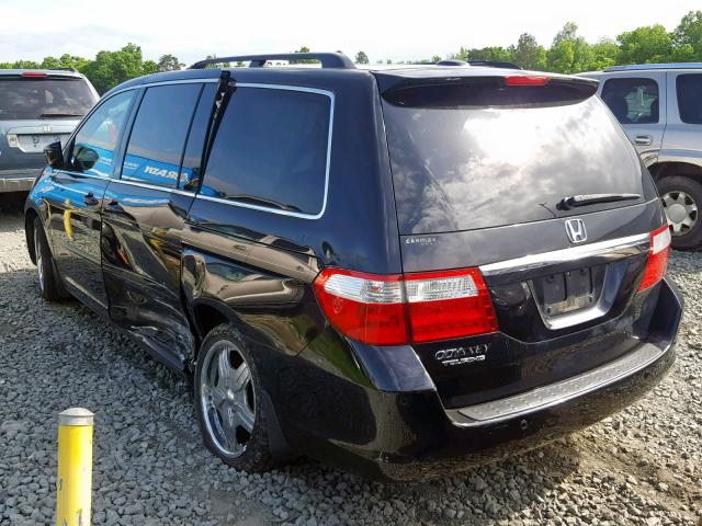 5FNRL388X7B037062 - 2007 HONDA ODYSSEY TO BLACK photo 3