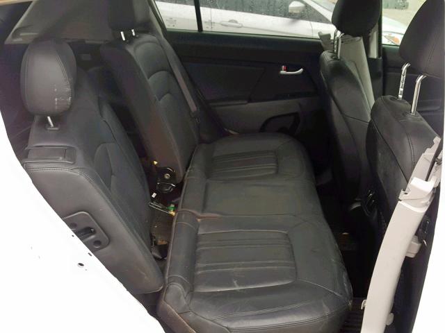 KNDPC3AC1E7613971 - 2014 KIA SPORTAGE E WHITE photo 6