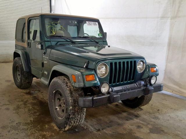 1J4FY19S6XP455685 - 1999 JEEP WRANGLER / GREEN photo 1