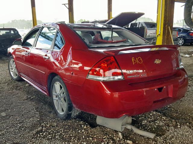 2G1WC5E37D1247066 - 2013 CHEVROLET IMPALA LTZ RED photo 3