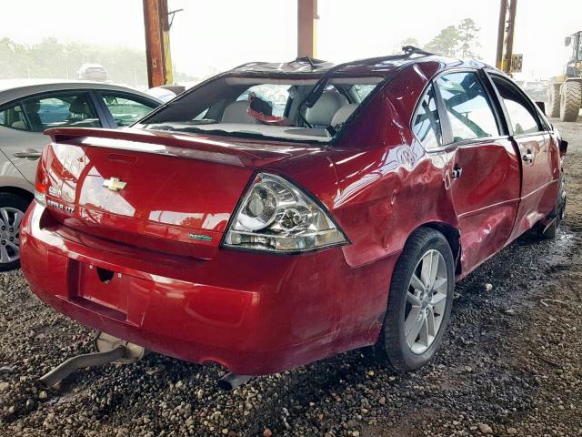 2G1WC5E37D1247066 - 2013 CHEVROLET IMPALA LTZ RED photo 4