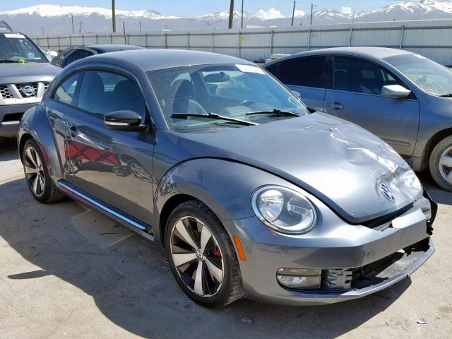 3VW467AT1DM607235 - 2013 VOLKSWAGEN BEETLE TUR GRAY photo 1