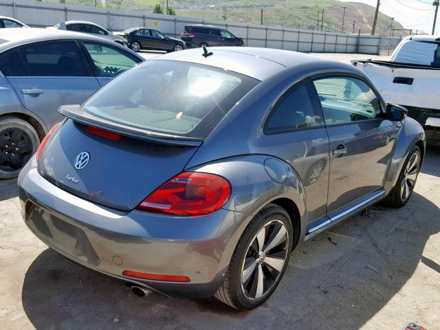 3VW467AT1DM607235 - 2013 VOLKSWAGEN BEETLE TUR GRAY photo 4