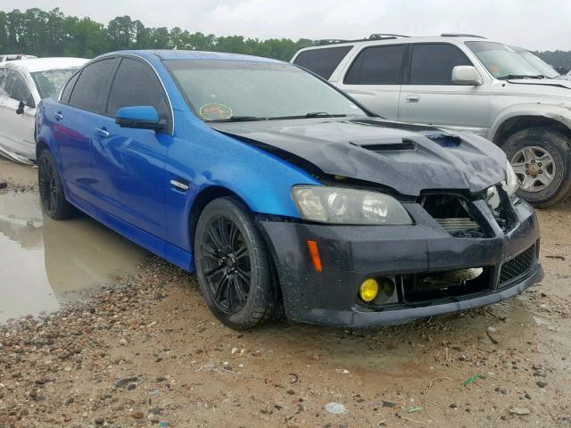 6G2EC57YX9L172884 - 2009 PONTIAC G8 GT BLUE photo 1