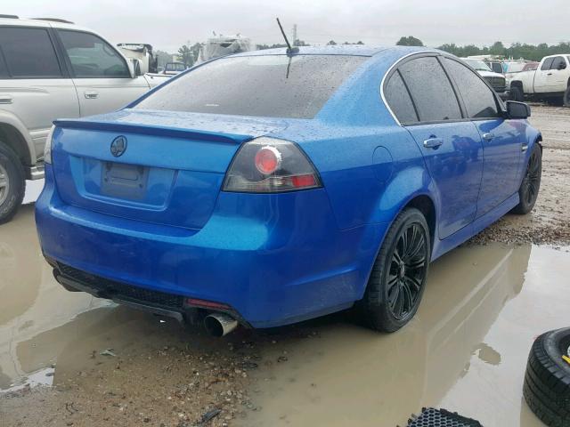 6G2EC57YX9L172884 - 2009 PONTIAC G8 GT BLUE photo 4