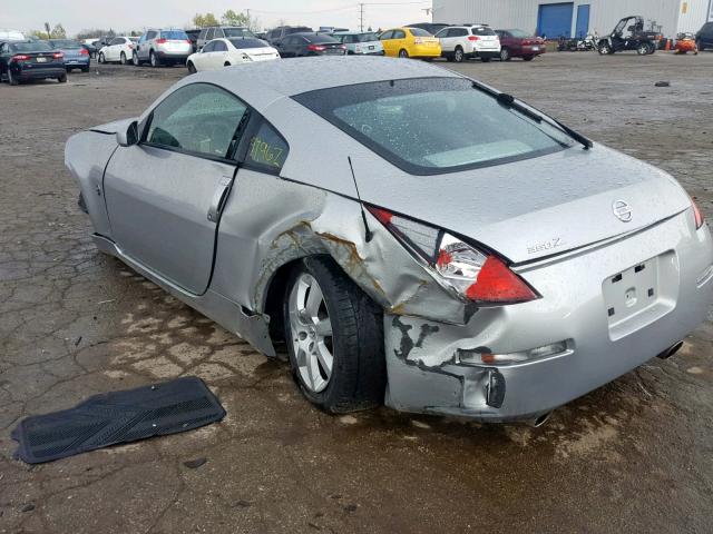 JN1AZ34D85M609221 - 2005 NISSAN 350Z COUPE SILVER photo 3