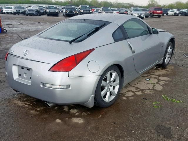 JN1AZ34D85M609221 - 2005 NISSAN 350Z COUPE SILVER photo 4